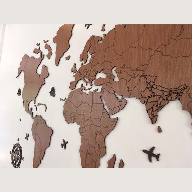 2D World Map Without Name