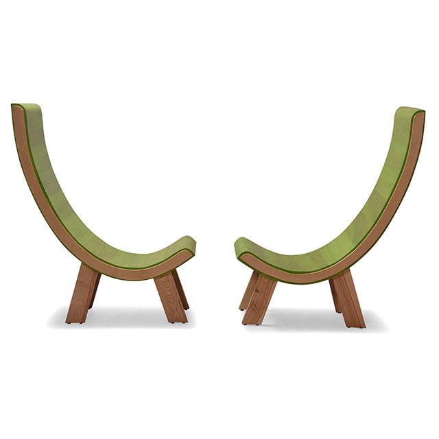 Green Lounger Chair