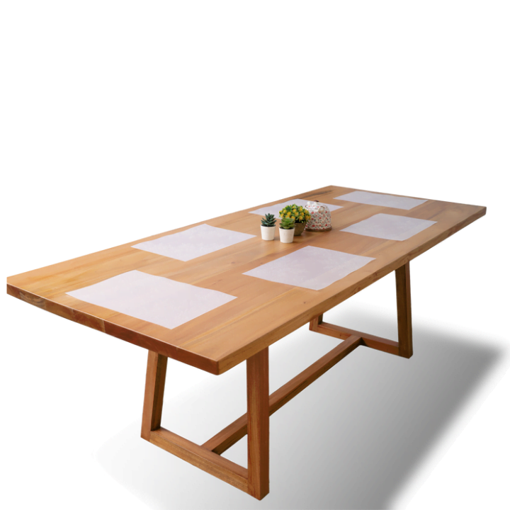 Orangish Mahogany Dining Table