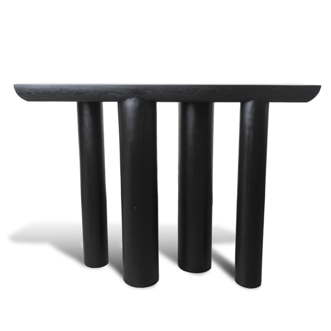 Consoleing Black Credenza Table