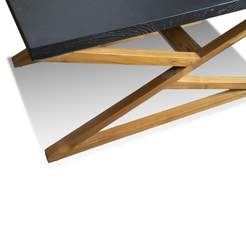 Solid Wooden Nested Zig Zag Nesting Table - Image 5