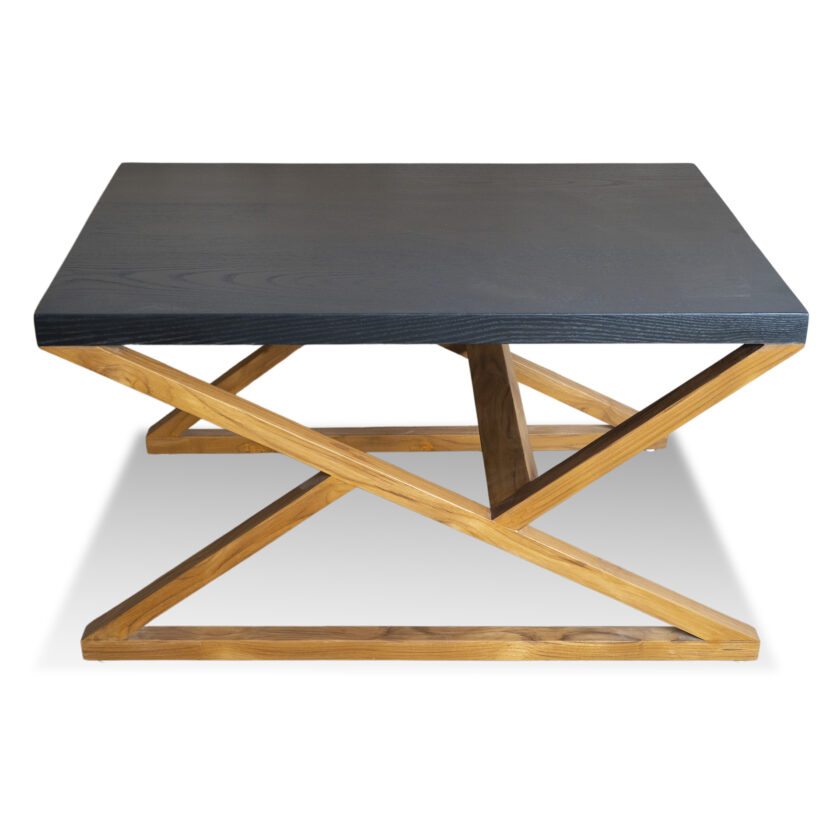 Solid Wooden Nested Zig Zag Nesting Table - Image 6