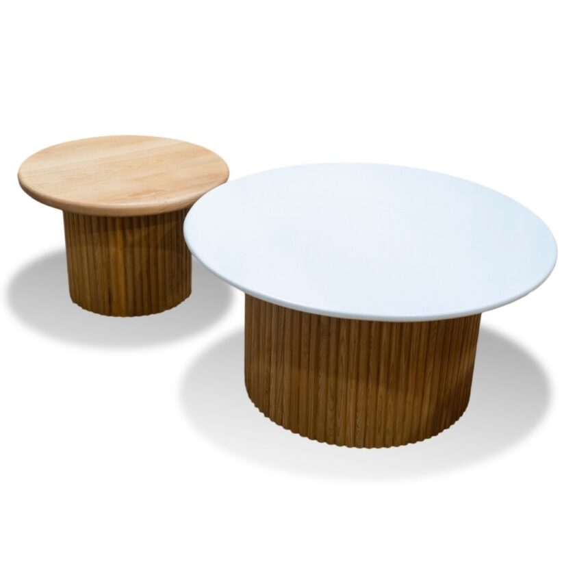 Flutted Nesting- Centre Table