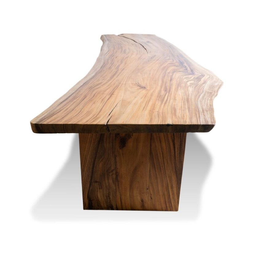 Live Edge Wooden Legs - Dining Table - Image 4
