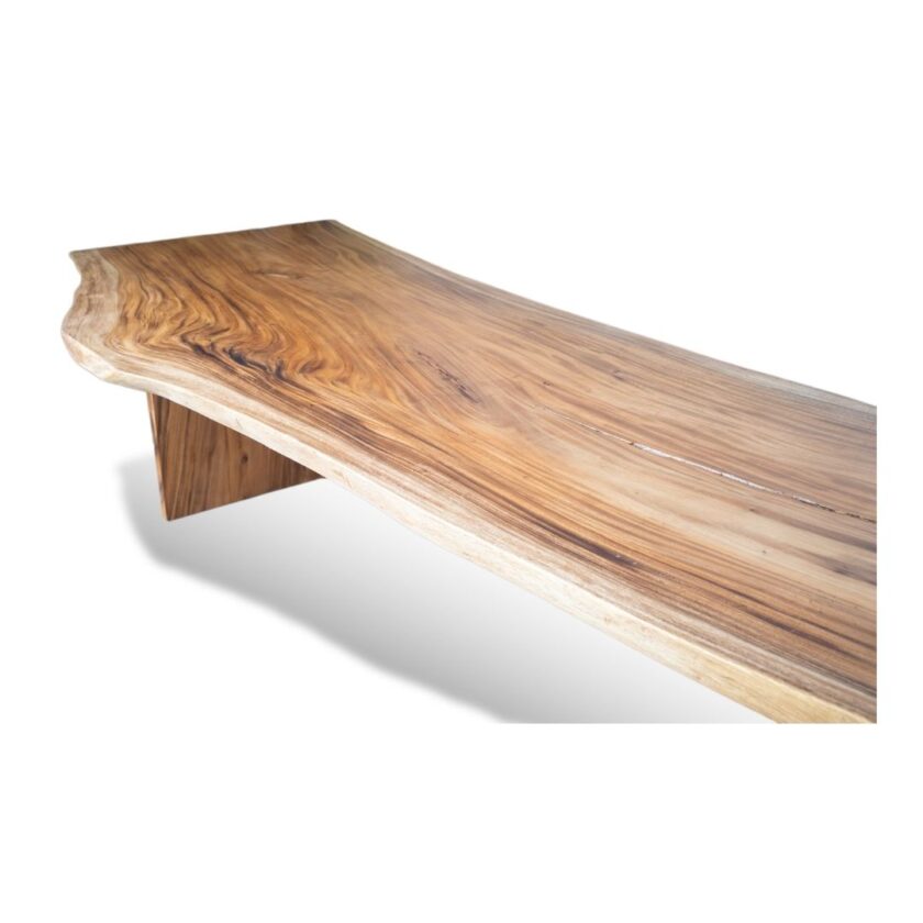 Live Edge Wooden Legs - Dining Table - Image 8