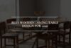 Best Wooden Dining Table Designs for 2026