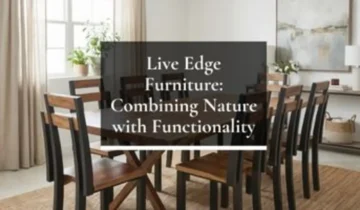 Live Edge Furniture: Combining Nature with Functionality