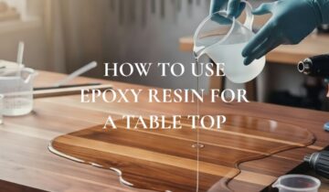 How Epoxy Resin Table Tops Enhance Modern Wooden Furniture