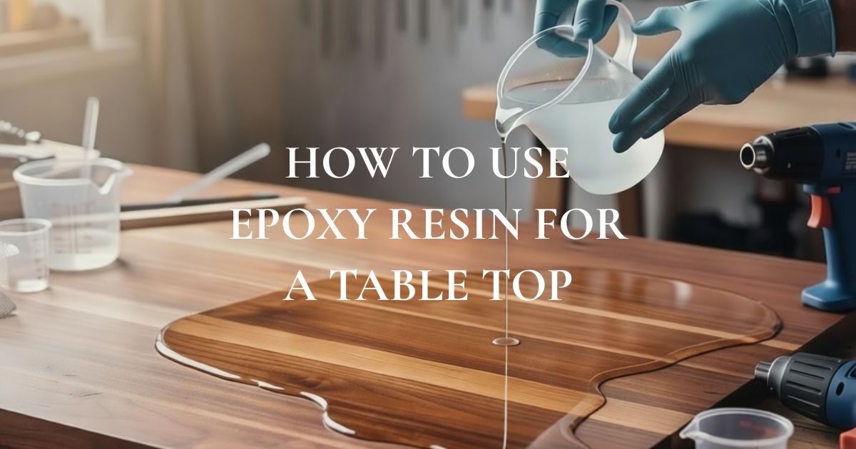 How Epoxy Resin Table Tops Enhance Modern Wooden Furniture