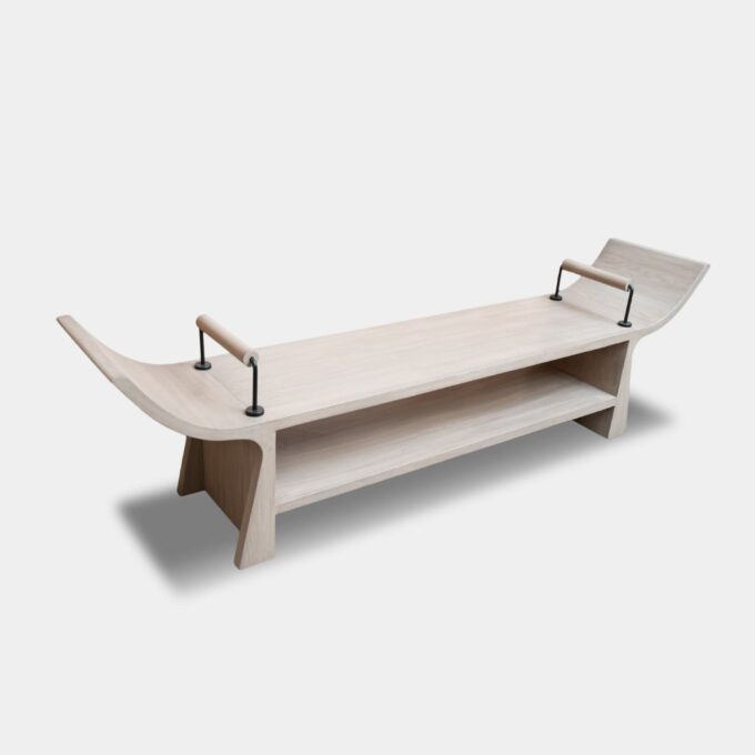 Solid Wood Bench 1 Skate Board - Bench