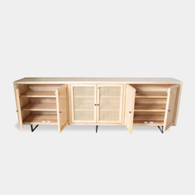 Custom Cabinet and Storage 10 Ash Cane - Cabinate - Credenza