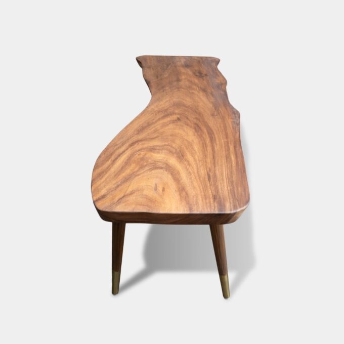 Solid Wood Bench 4 Live - Metal Bench