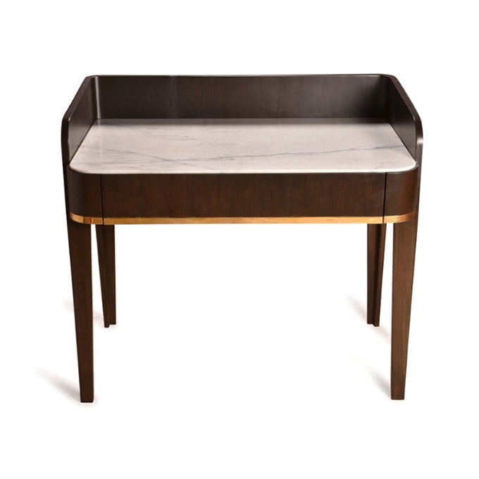 Solid Wooden Brown Panther Study Table - Image 5