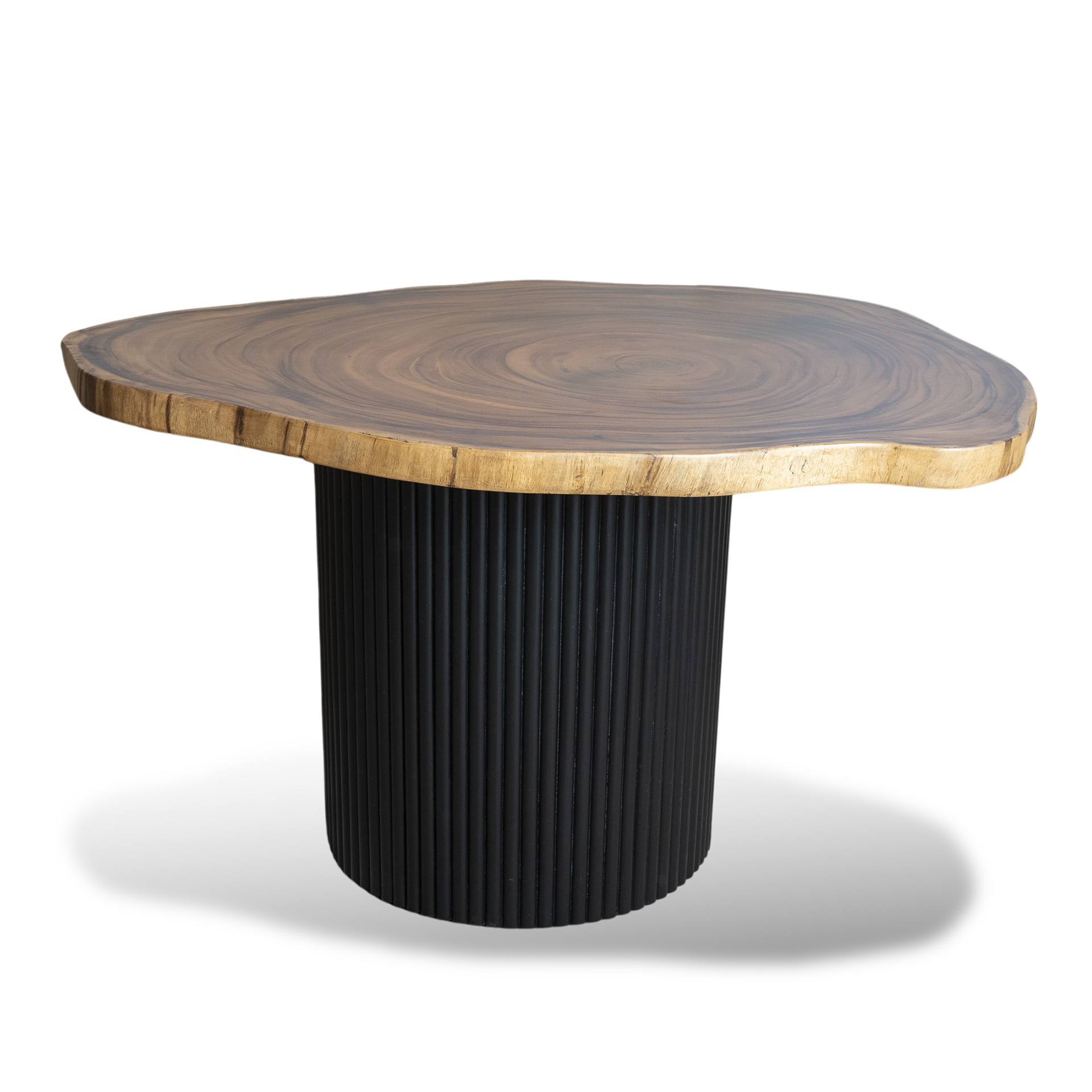 Live Edge Fluted Dining Table - Image 2