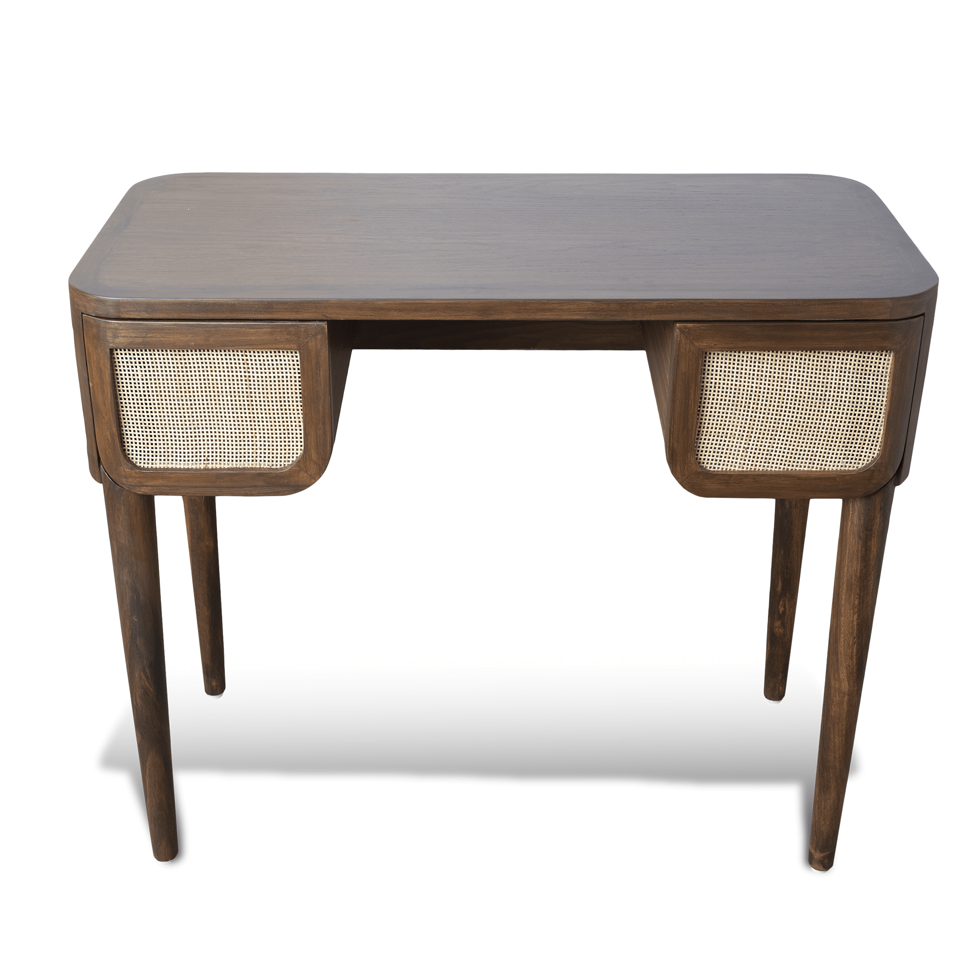 Solid Wooden Cane Master Study Table - Image 3