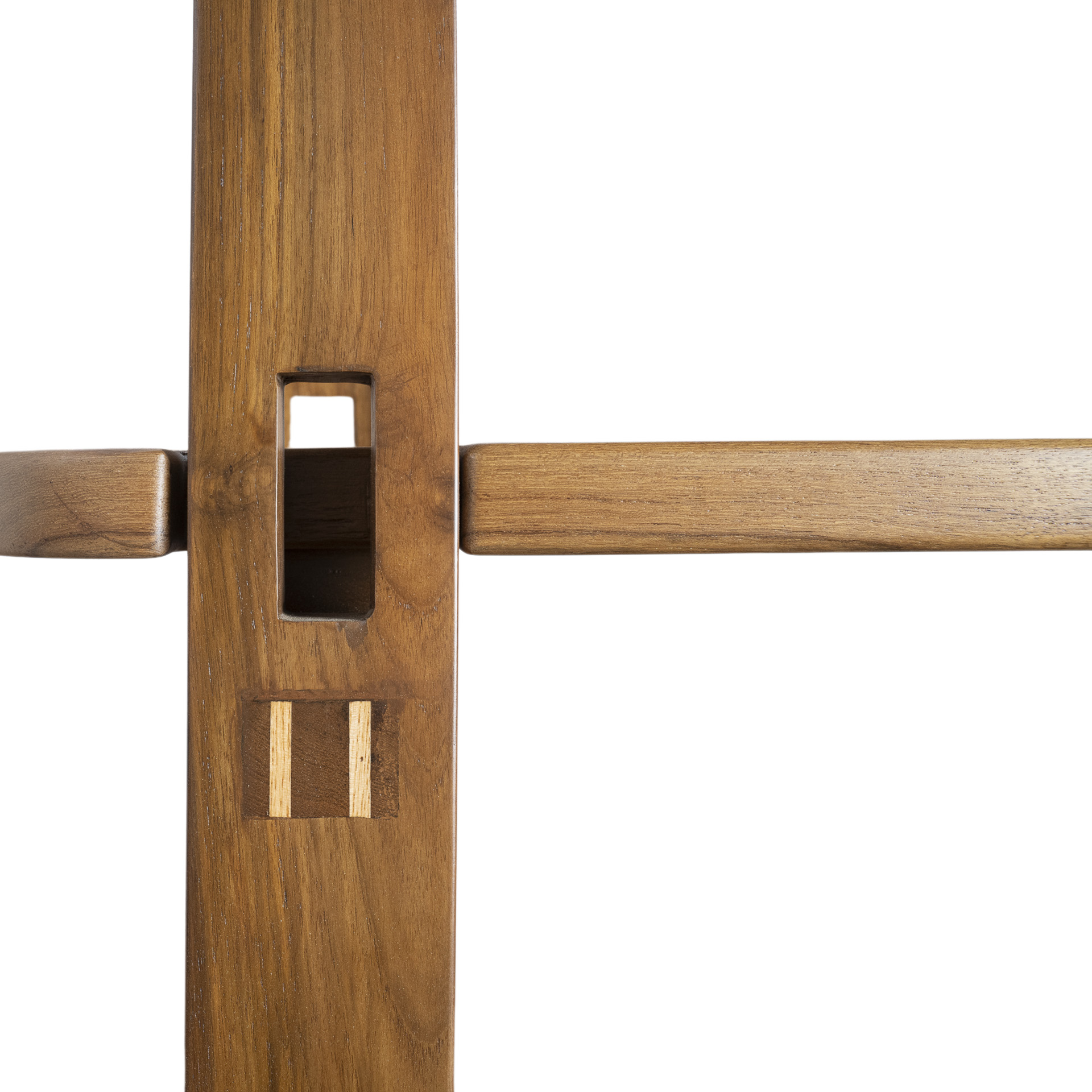 Solid Wooden Burma Teak Book Shelf – Handcrafted Detailed Design - Image 11
