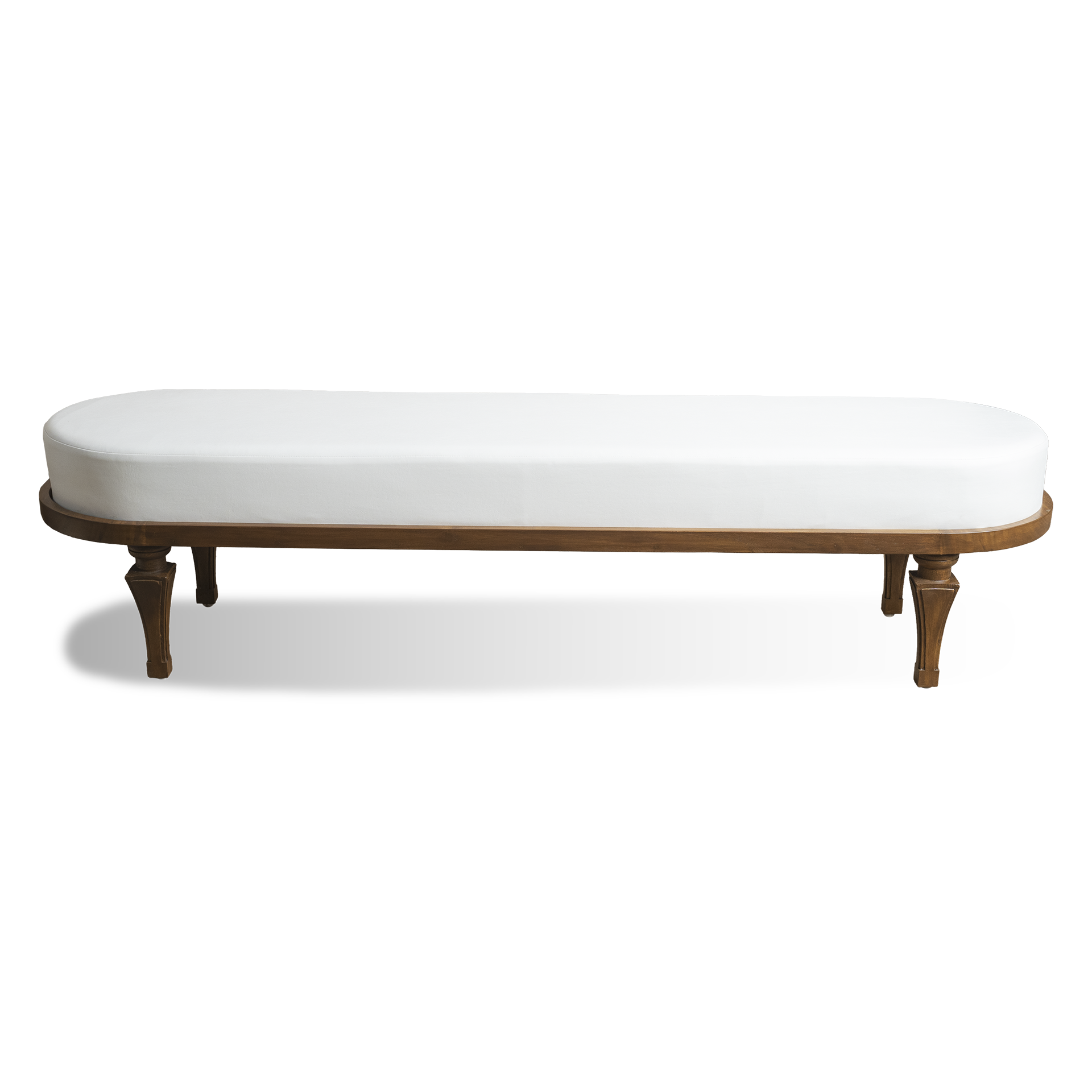 Custom Made Solid Wooden Oval Lounger Sofa - Image 3
