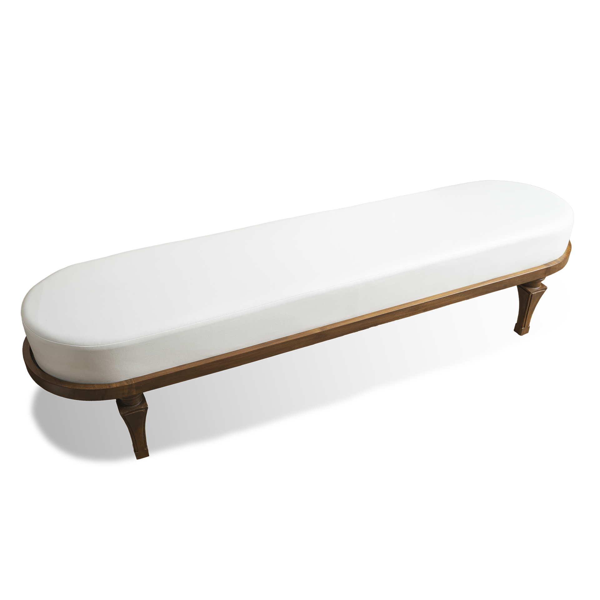 Custom Made Solid Wooden Oval Lounger Sofa - Image 2