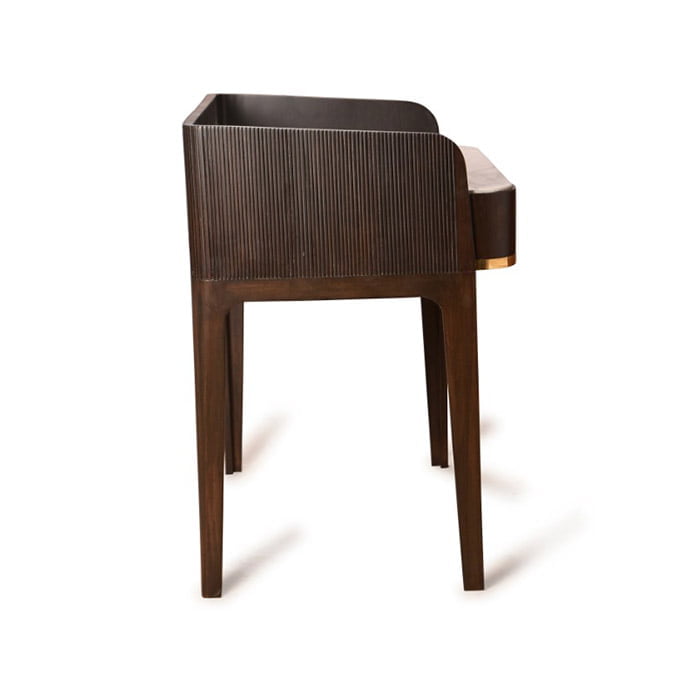 Solid Wooden Brown Panther Study Table - Image 2