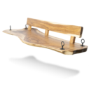 Live Edge Wooden Swing Jhula – East Indian Walnut