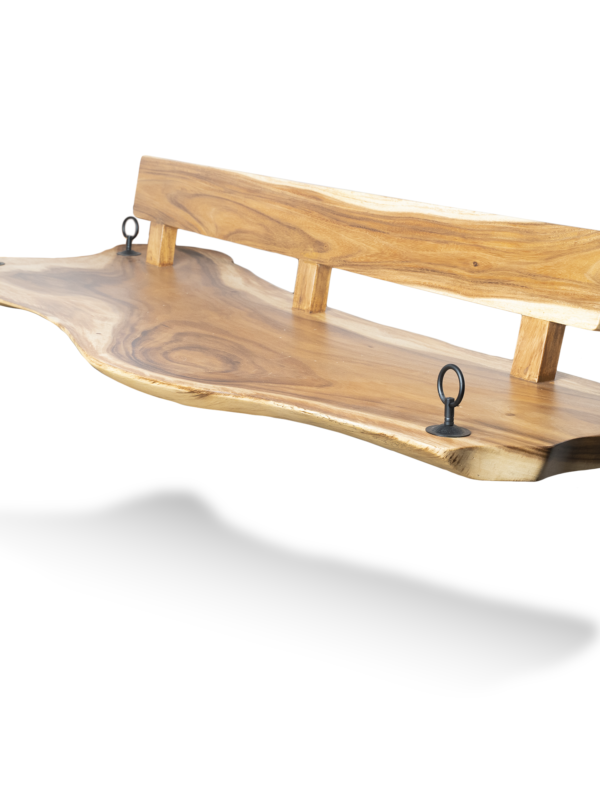 Live Edge Wooden Swing Jhula – East Indian Walnut