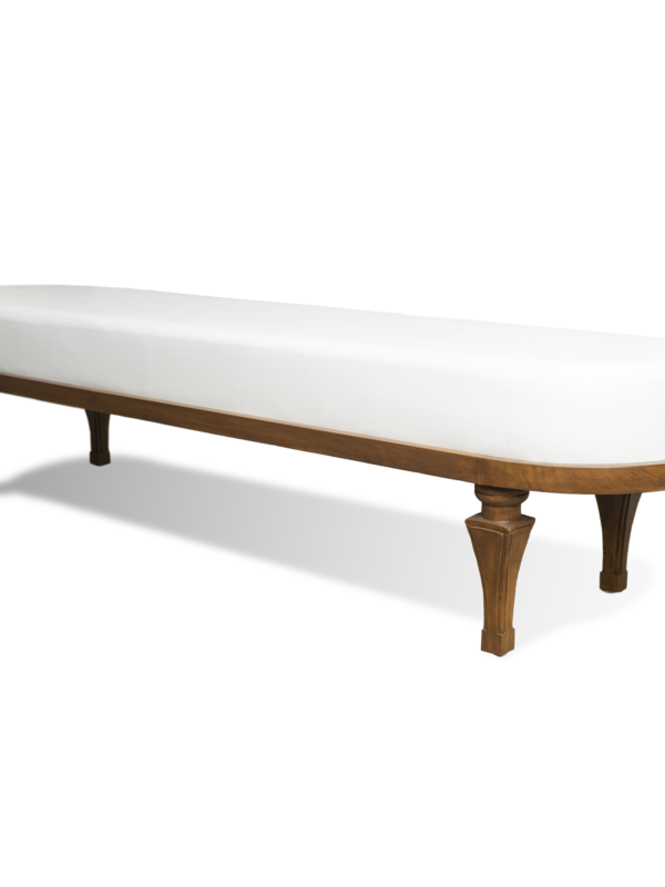 Custom Made Solid Wooden Oval Lounger Sofa