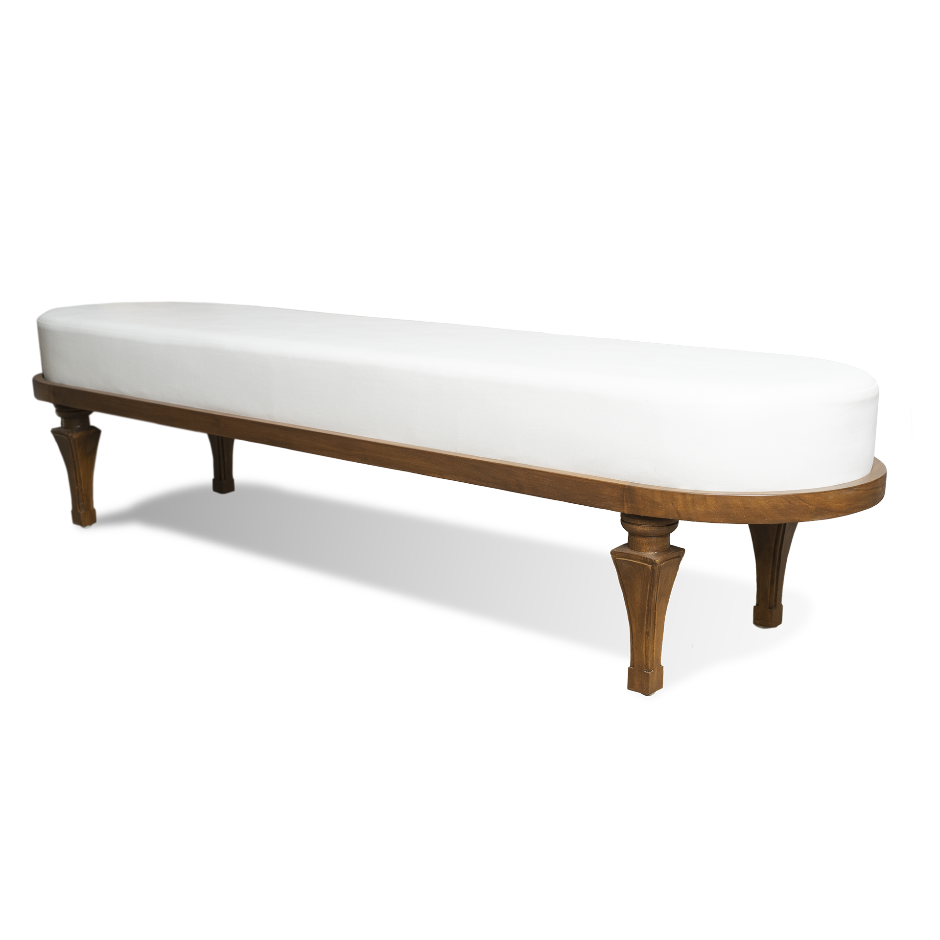 Custom Made Solid Wooden Oval Lounger Sofa