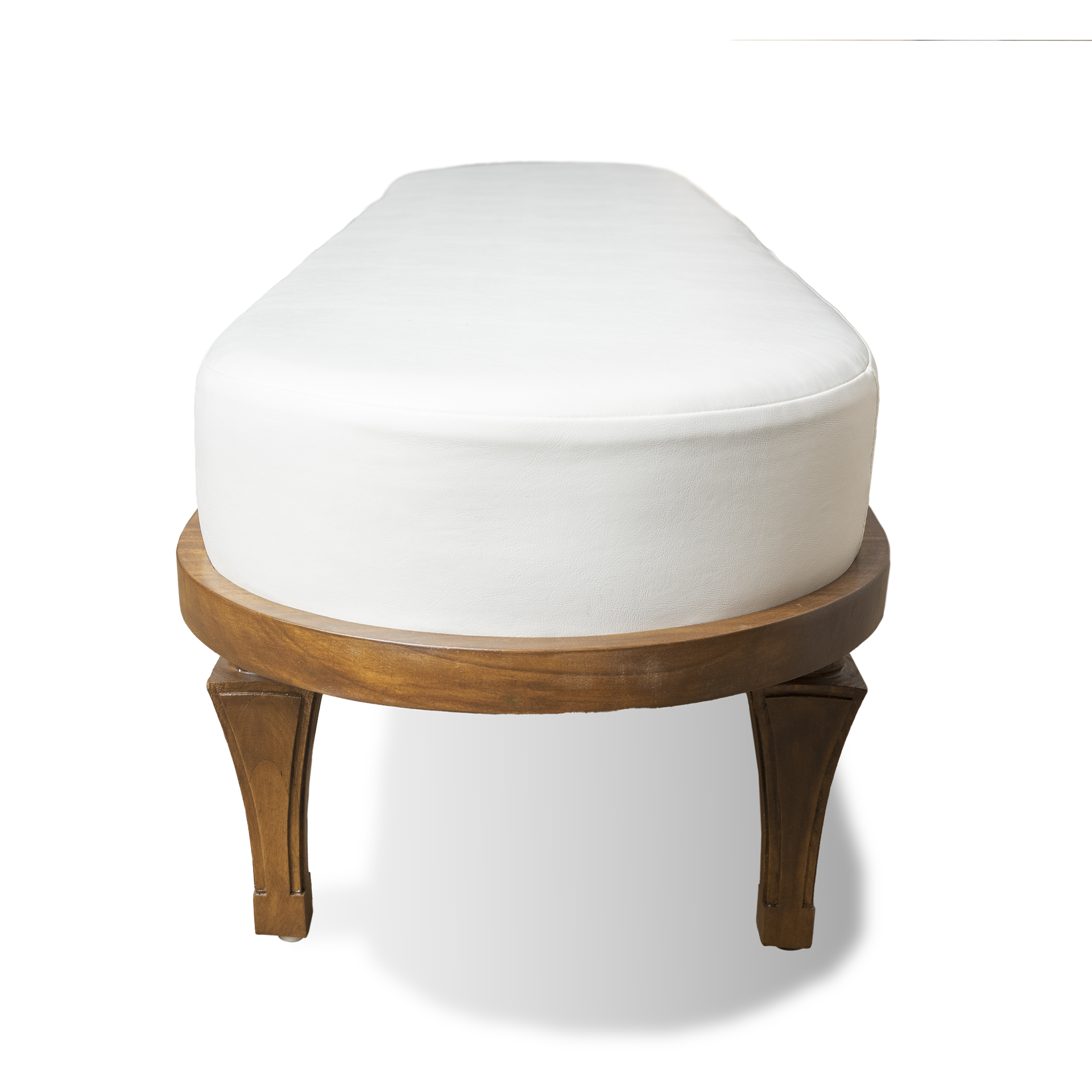 Custom Made Solid Wooden Oval Lounger Sofa - Image 4