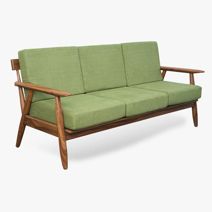 Solid Wooden Splendor Slondor Three Seater - Image 2
