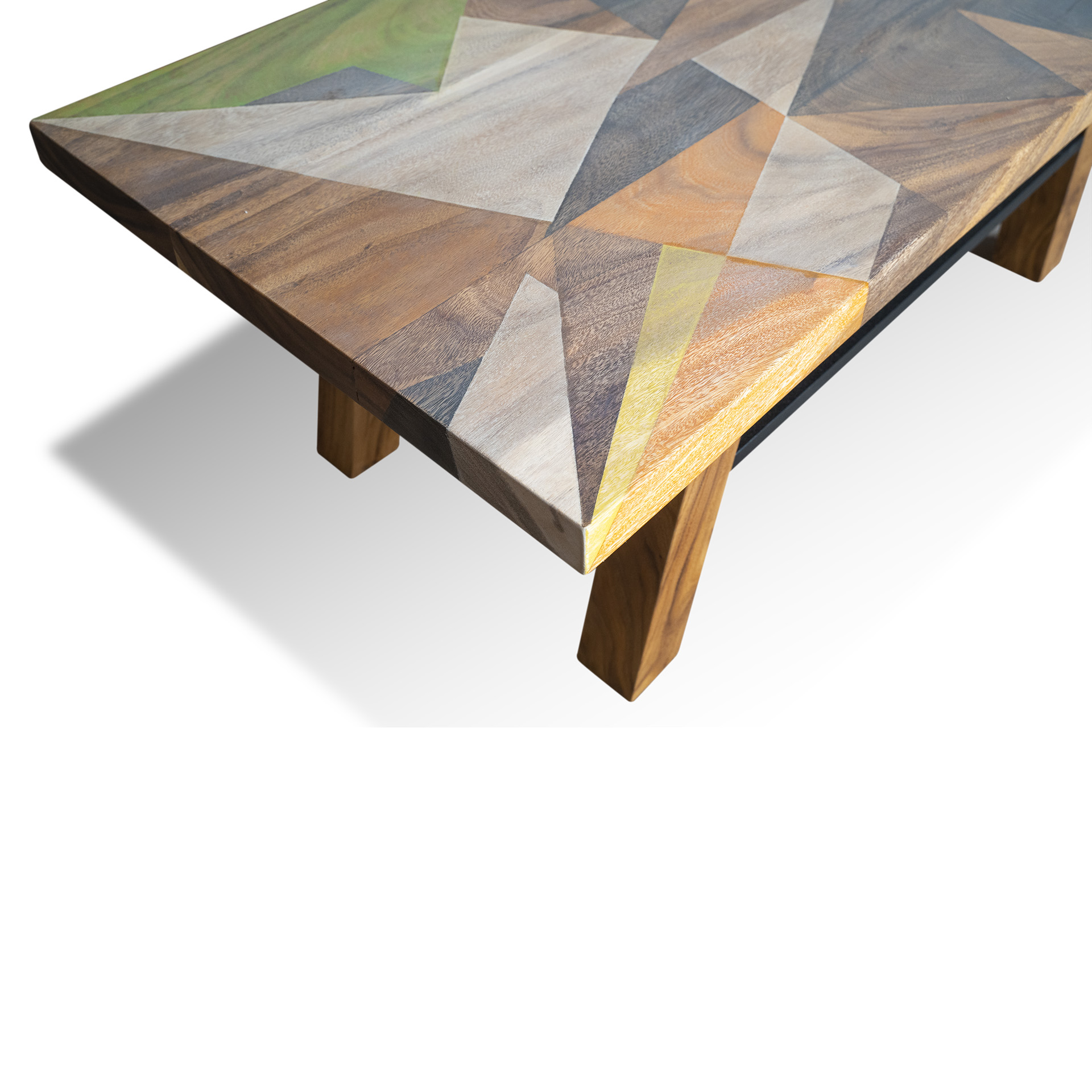 Solid Wooden Colourful Coffee Table - Image 6