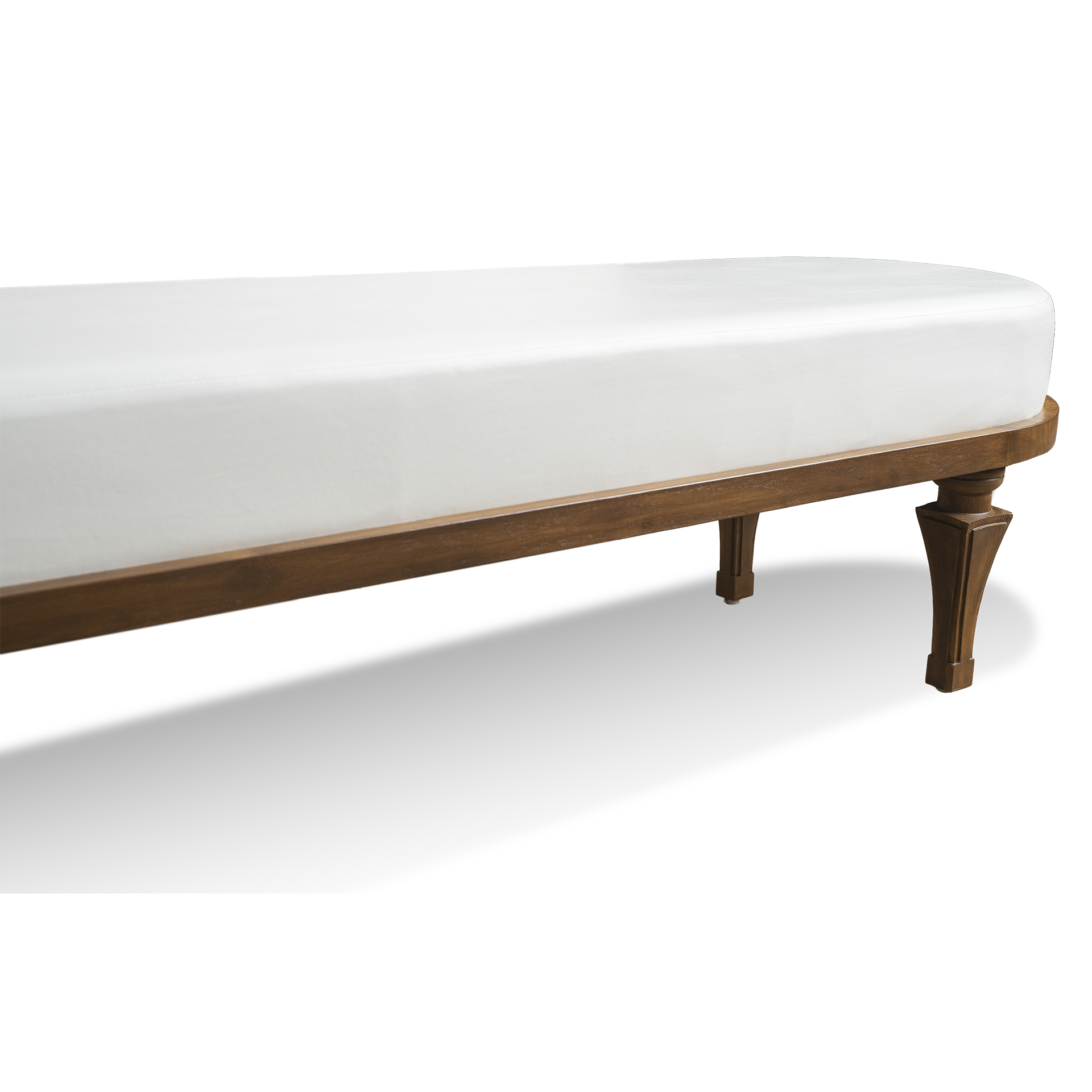 Custom Made Solid Wooden Oval Lounger Sofa - Image 5