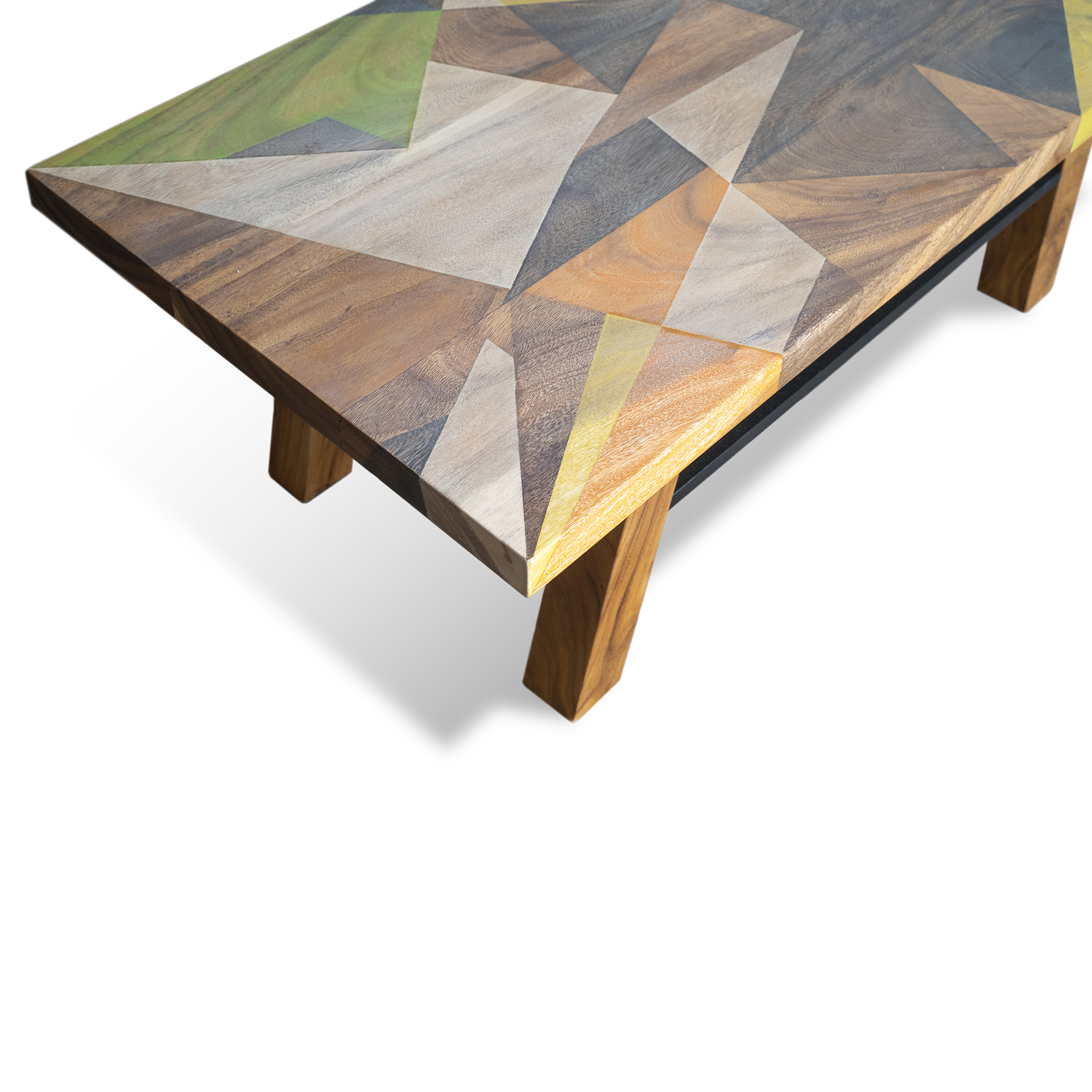 Solid Wooden Colourful Coffee Table - Image 7