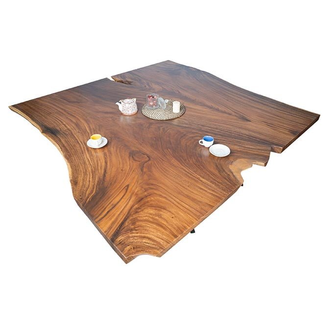 Live Edge Square Dining Table