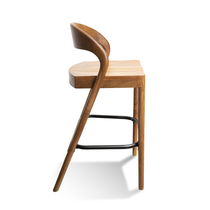 Custom Made Redifined walnut - Barstool - Image 4