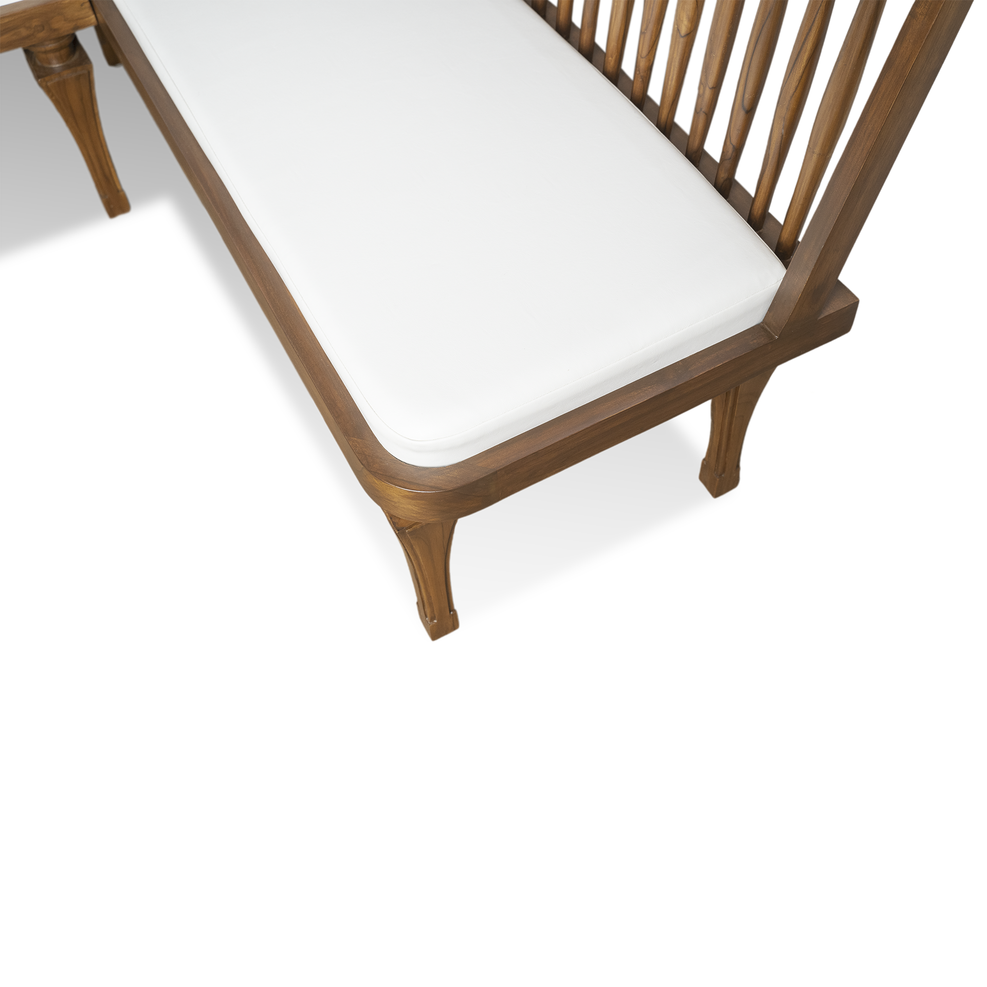 Solid Wooden L Shaped Waiting Room Sofa Bench - Image 8