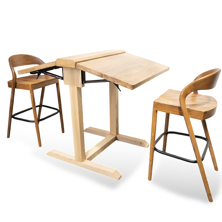 Custom Made Redifined walnut - Barstool - Image 7