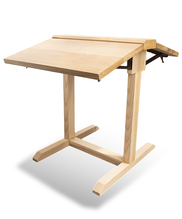 Solid Wooden Folding Drawing Table