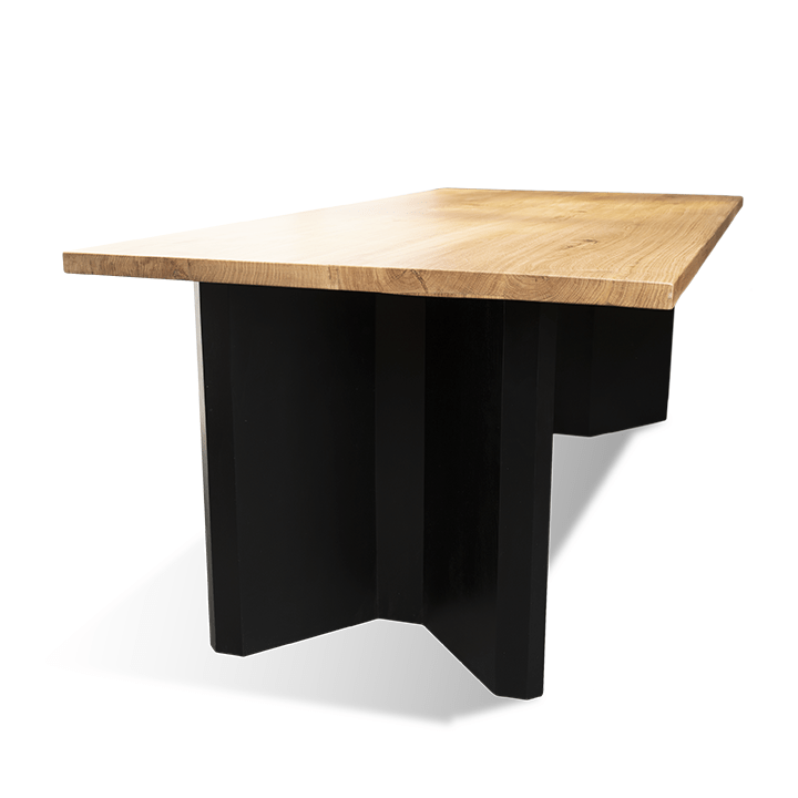 Solid Wooden Oak Power Office Table - Image 6