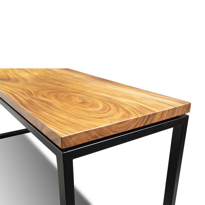 Solid Wooden Walnut Recangulated Table - Image 3