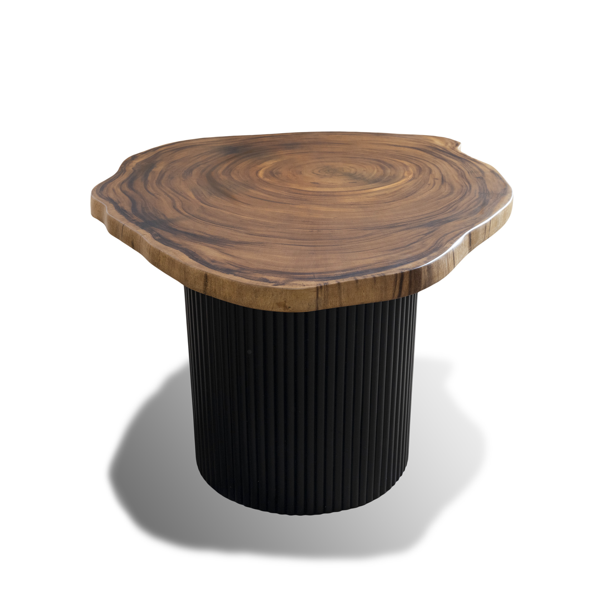 Live Edge Fluted Dining Table - Image 4