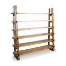 Solid Wooden Burma Teak Book Shelf – Handcrafted Detailed Design