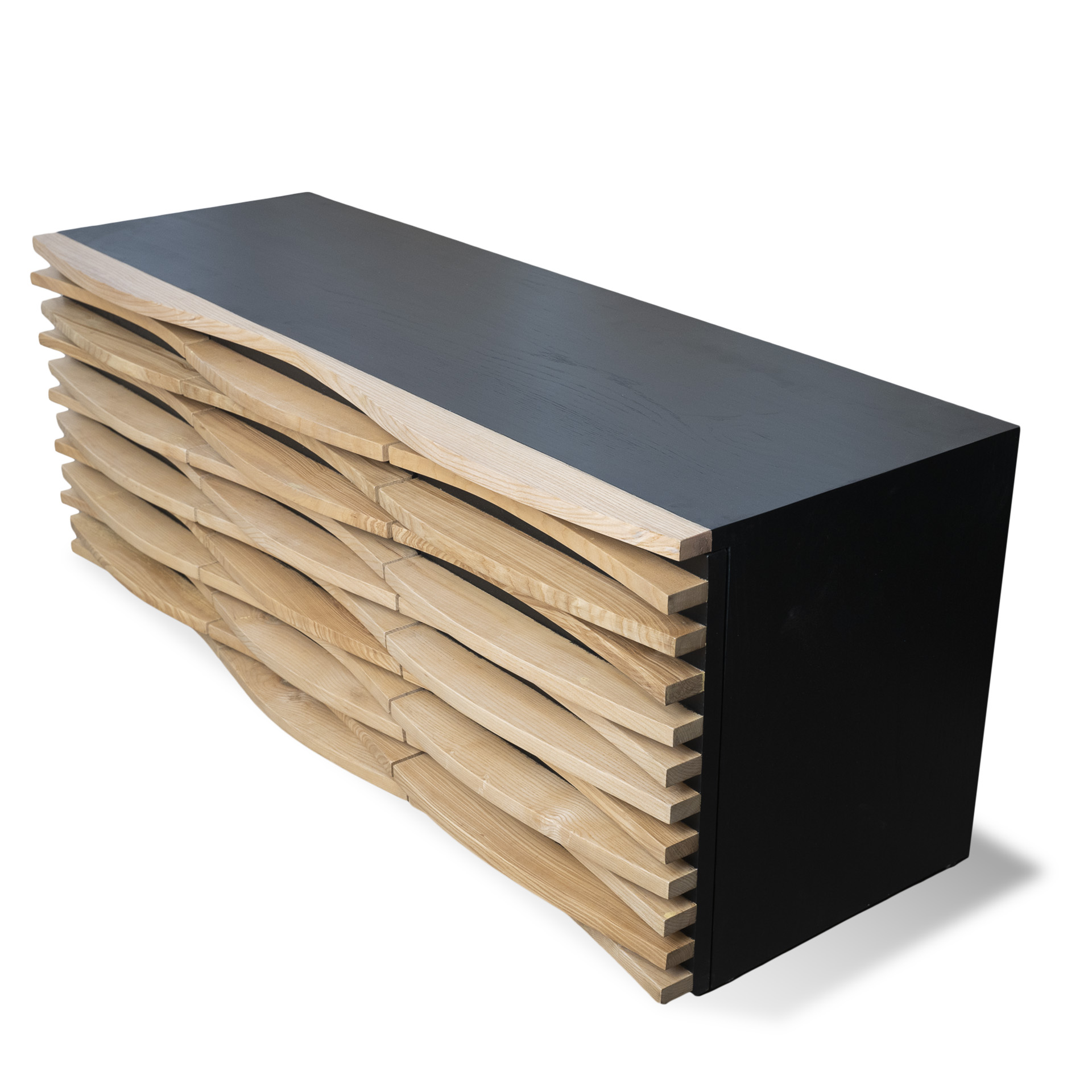 Live Edge Curvy Me TV Unit - Image 4
