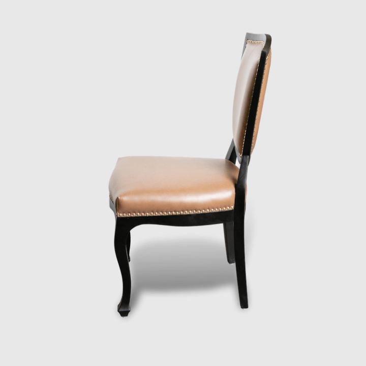 Solid Wooden Black Sleandour Chair - Image 2