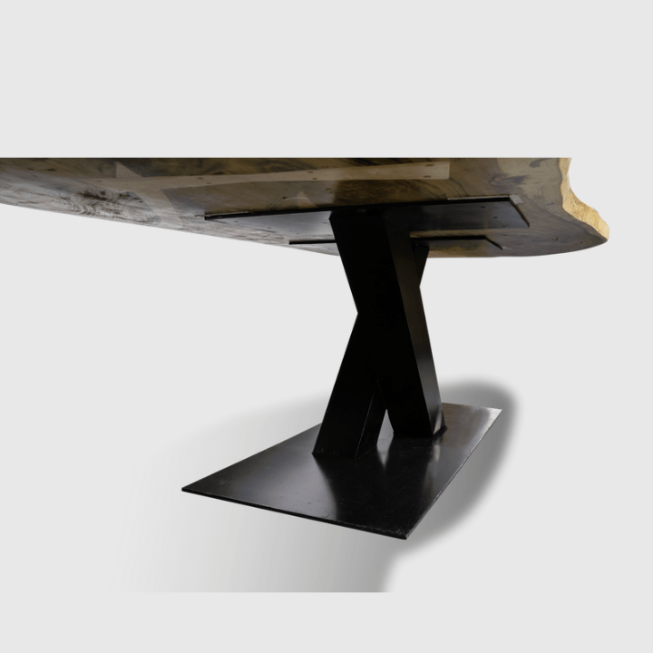 Live Edge Special X Dining Table - Image 4