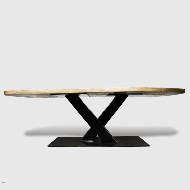 Live Edge Special X Dining Table - Image 5