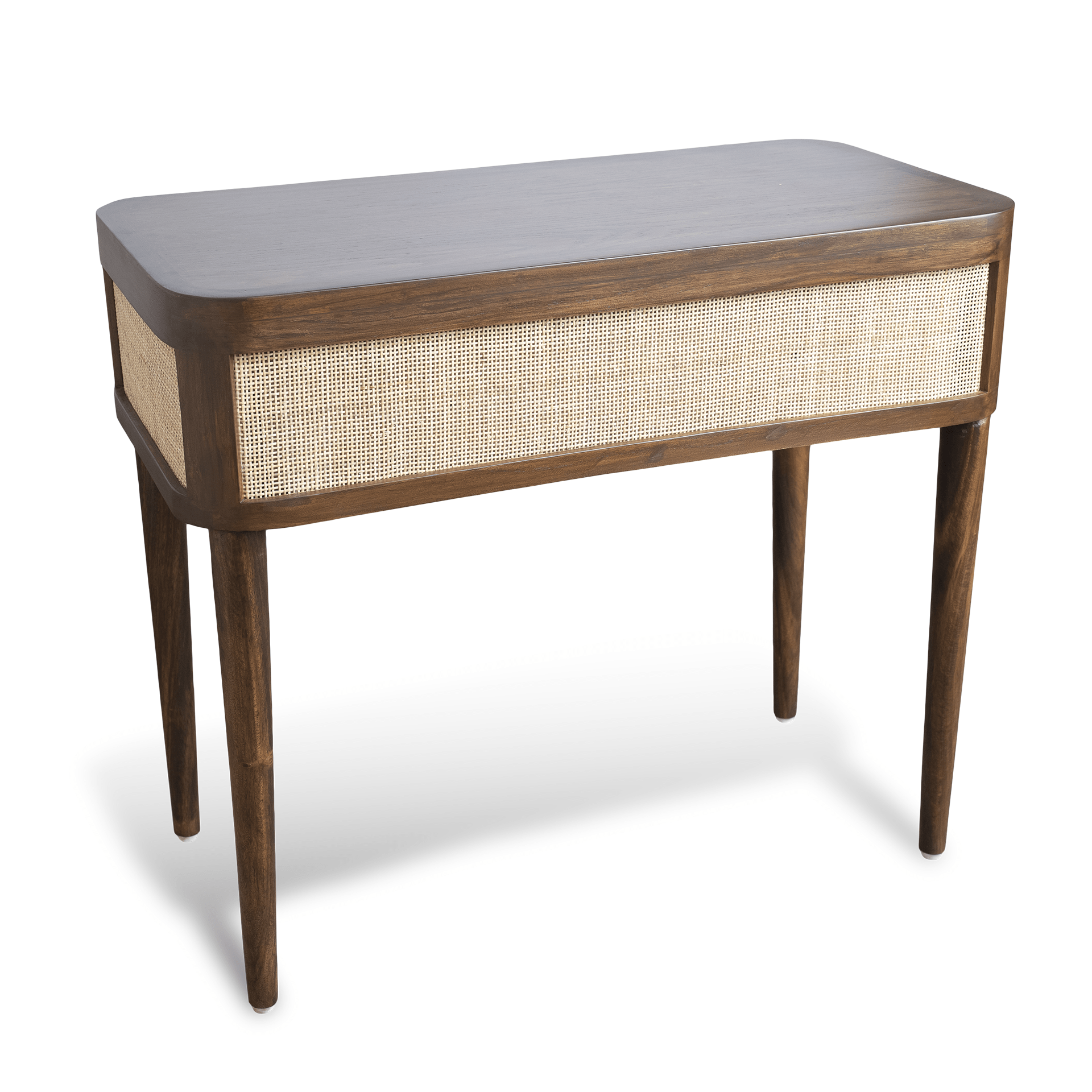 Solid Wooden Cane Master Study Table - Image 2