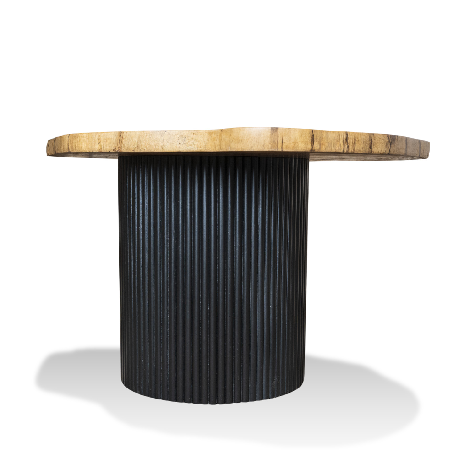 Live Edge Fluted Dining Table - Image 6