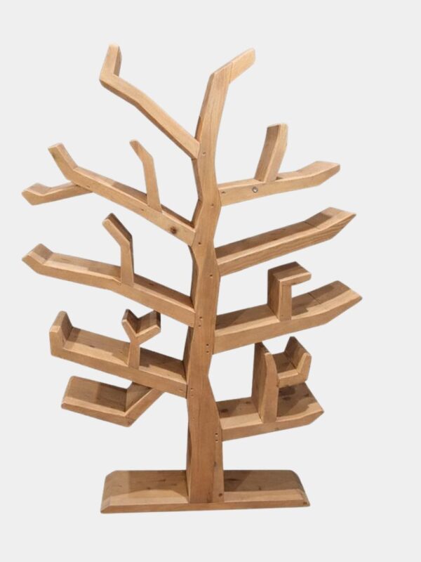 Tree Book Shelf - Made By Solid Pine Wood