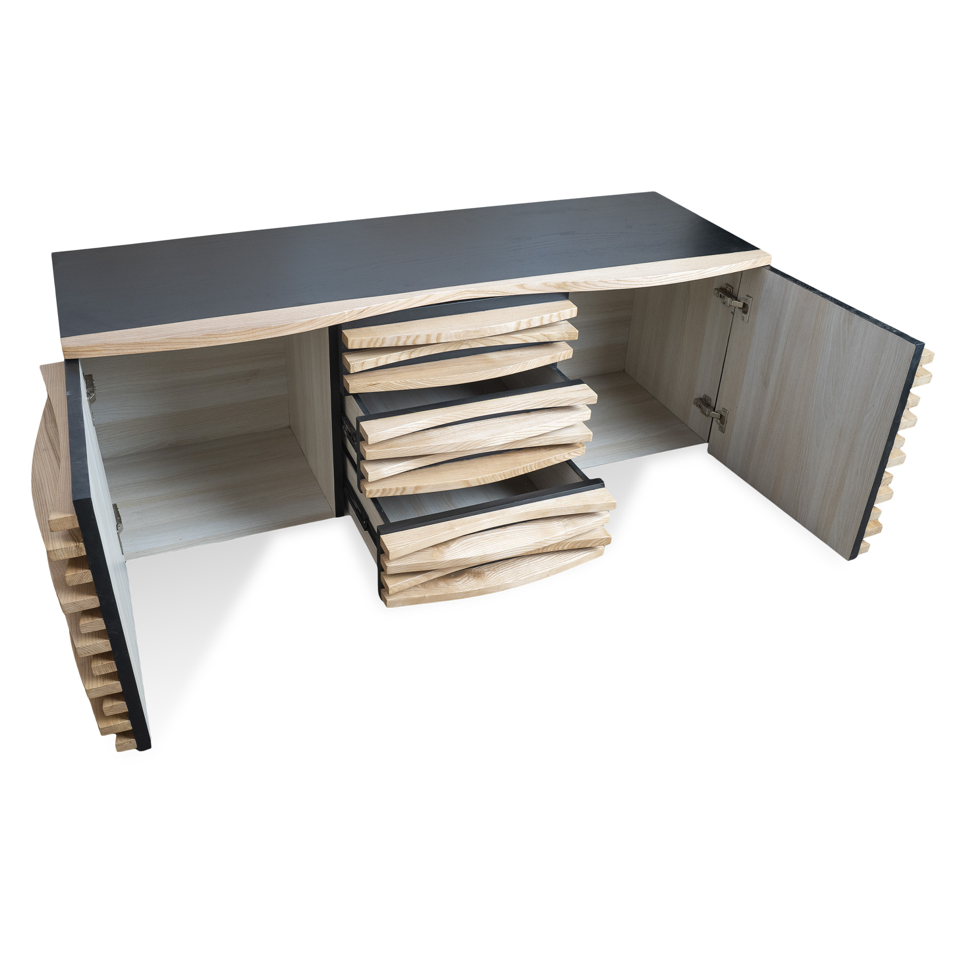 Live Edge Curvy Me TV Unit - Image 7