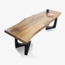 Live Edge Arrowed Bench - Made of Mango Wood